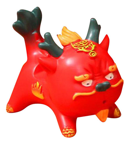 Figurita De Dragón Chino, Soporte Para Teléfono, Rojo