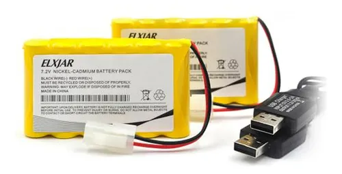Batería De Repuesto Ni-cd 7 2v 700mah Para Tanque Rc Huanqi