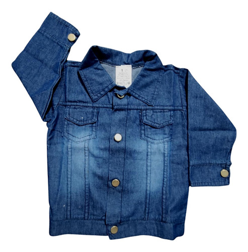 Jaqueta Jeans Infantil De Bebê Passeio Shopping Estilo +1bb 