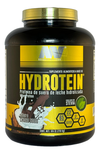 Proteína Hydrotein Choco Coco 5lbs Advance Nutrition