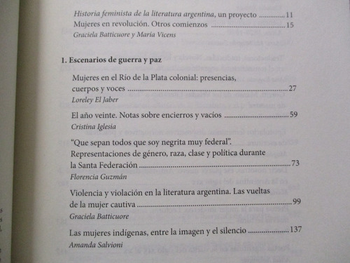 Imagen 4 de 10 de Hist Feminista De La Literatura Argentina 1 Otros Comienzos