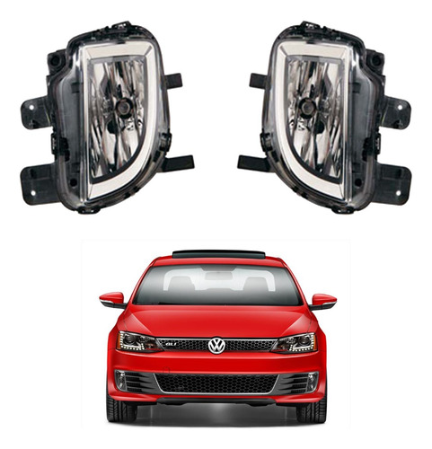 Par De Faros De Niebla Jetta A6 Gli 2011-2014