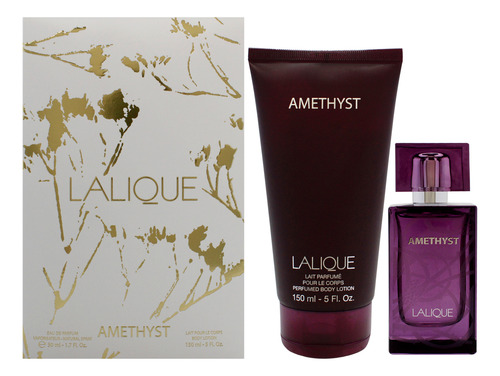 Set De Regalo Lalique Amethyst Perfume, 50 Ml, Eau De Parfum