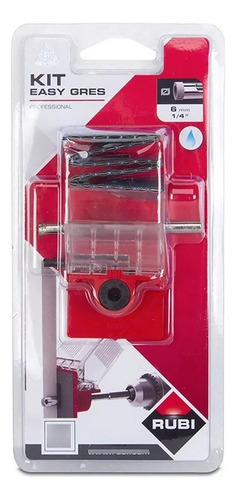 Kit Easy Gres Broca Diamantada 8mm Porcelanato Rubi 04928
