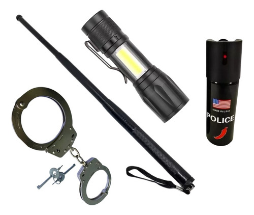 Kit Defensa Personal Y Oficiales De Seguridad Vigilancia 