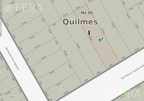 Venta Terreno En Quilmes Oeste En Excelente Ubicación