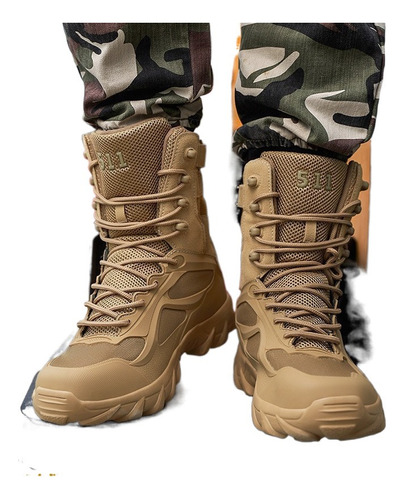 Botas De Combate Militar Tactico Ejército Senderismo Hombres