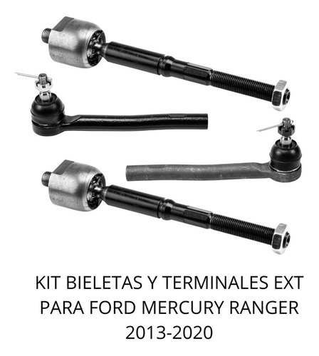 Kit Bieletas Y Terminales Ext Para Ford Ranger 2013-2020