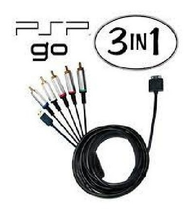 Cable Av Psp Go 3en1 Carga Datos Componente