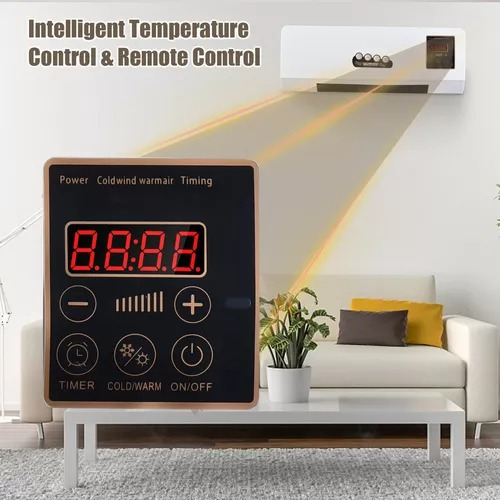 Mini Aire Acondicionado Portatil 2 En 1 Con Control Remoto