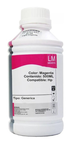 Medio Litro Tinta Recargar O Rellenar Sistema Compatible Hp