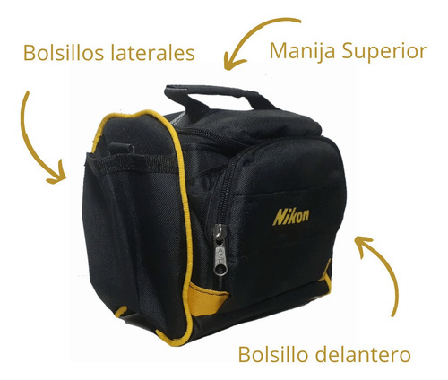 Bolso Sr1 Para Camaras Nikon D3100 D3300 D5300 D7200