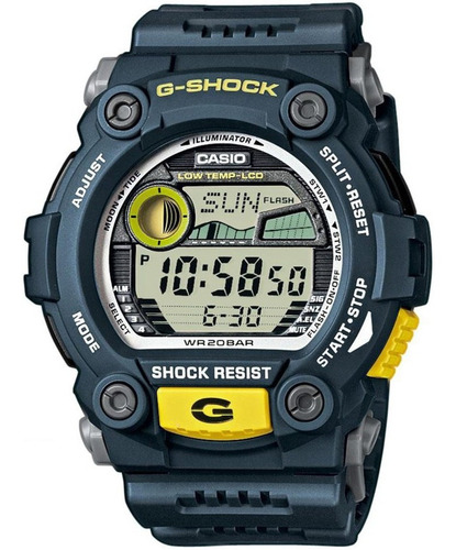 Relogio Casio Masculino G-shock G79002dr Cor da correia Azul Cor do bisel Azul Cor do fundo Digital