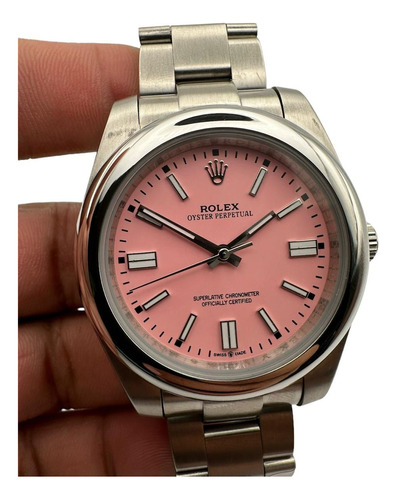 Reloj Premium Rolex Oyster Perpetual Rosa 41mm Automatico  (Reacondicionado)
