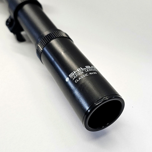 Imagen 3 de 9 de Mira Telescopica Shilba 4x20 Rimfire Agente Oficial