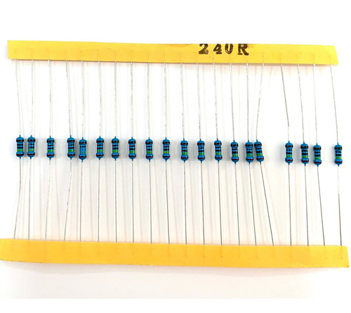 20 Resistor De Precisão 240r 1% 1/4w