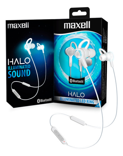 Audifonos Inalambricos Eb-bt Halo Maxell Manos Libres Led