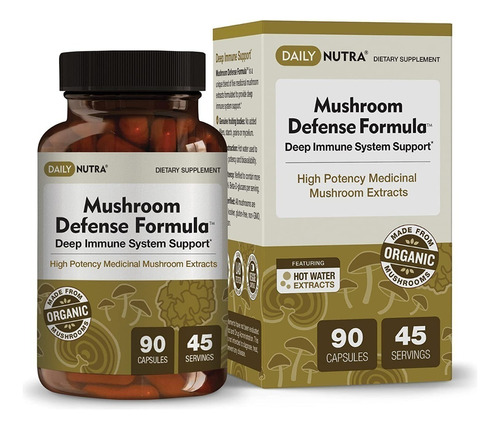Mushroom Defense - Hongos Apoyo Inmune Daily Nutra ,