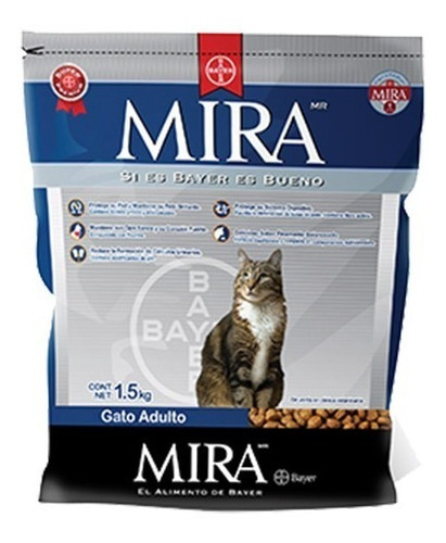 Alimento Mira Bayer Felino De 3kg Envió Gratis 