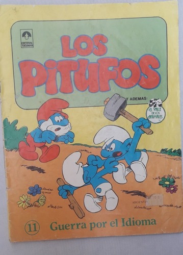 Imagen 1 de 6 de Historieta Comic * Revista Los Pitufos * N° 11 Antigua