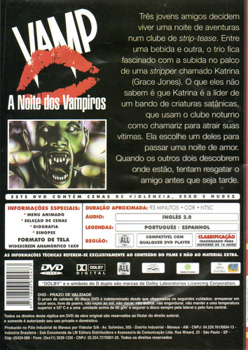 Dvd Vamp-a Noite Dos Vampiros