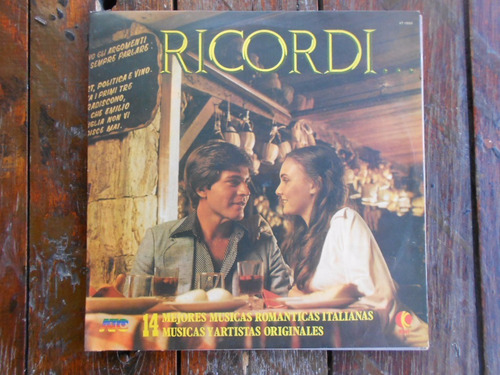 Ricordi 14 Mejores Musicas Romanticas Italianas Lp Vinilo Ex