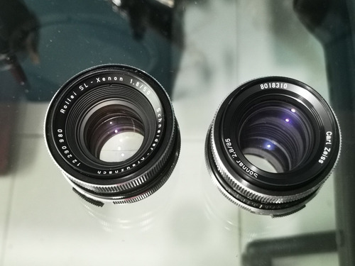 Câmera Rolleiflex Sl35 + Xenon 50 1.8 E Zeiss 85mm 2.8 Leica