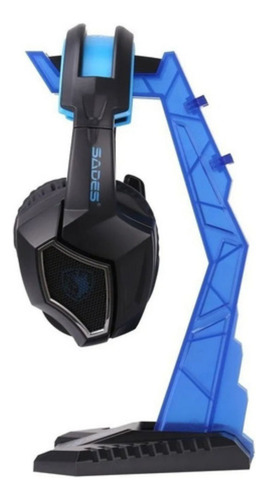 Base Soporte Audífonos Pro Gamer Azul