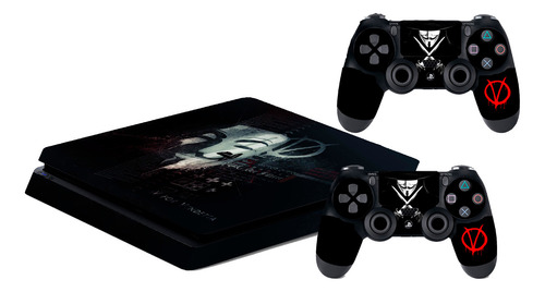 Skin Para Playstation 4 Slim Modelo (60351ps4s) V