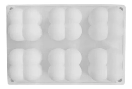 Molde Silicona Plancha 6 Velas Bubble Burbujitas Burbuj Mini