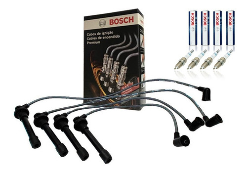 Kit Cabos E Velas Bosch Honda Civic 1.6 1995 Até 2000