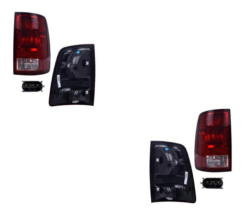 Par De Calavera Dodge Pu Ram 09 10 11 12 13 14 P/2 Focos Dep