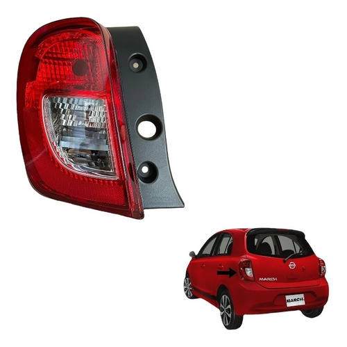 Farol Trasero Izquierdo Nissan March (2015-2019).