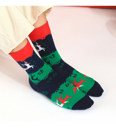 1 Par De Calcetines Unisex Hasta Media Pantorrilla Con Temát