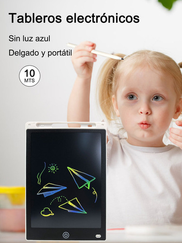 10 Pizarra Mágica Lcd Niños Tableta Multicolor 10'' Mayoreo