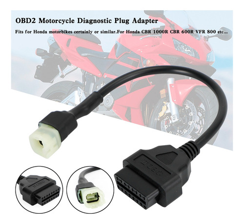 S Adaptador De Cable De Diagnóstico Obd2 De 4 A 16 Pines