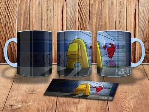 Imagen 6 de 7 de Plantillas Sublimación Tazas Amoung Us + Fall Guys 30 Dis