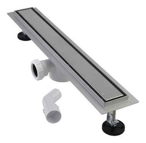 Imagen 1 de 6 de Desague Lineal Ducha Fv 60 Cm Acero Inox Vista Reversible