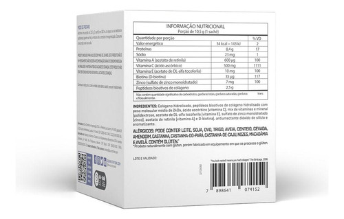 Collagen - 10 Sachês Sabor Sem sabor