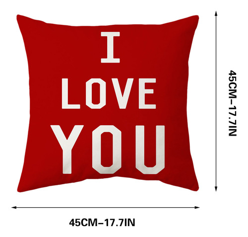 Fundas De Almohada F Pillowcase Para El Día De San Valentín,