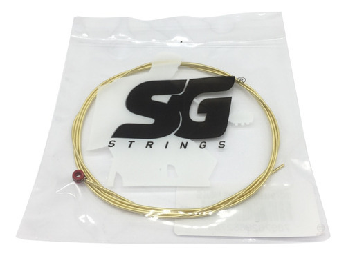 Corda Avulsa Violão Aço Lá (quinta) Encapada Em Bronze Sg
