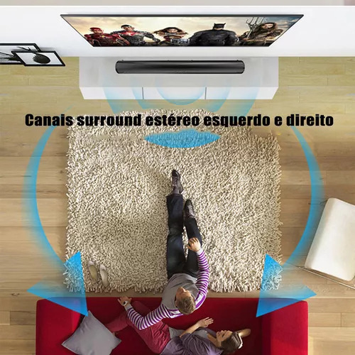 Caja De Sonido Bluetooth 5.0 10m Para Tv Alto Altavoz-