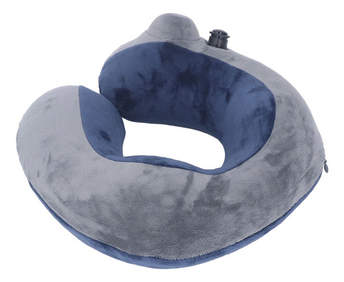Almohada De Viaje Inflable Con Cadena De Cuello Portátil En