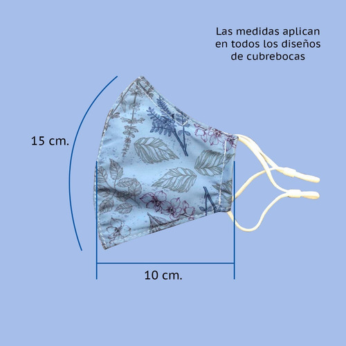 Cubrebocas Lavable Reusable Estampado De Moda