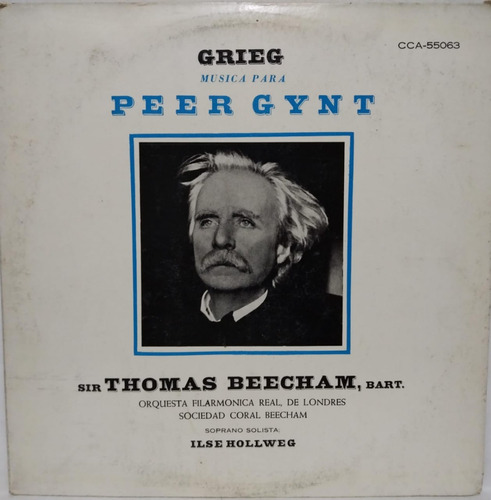 Grieg  Musica Para Peer Gynt Lp 1969 Excelente