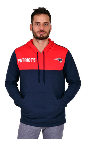 Sudadera Deportiva New England Patriots Algodón Suave Nfl