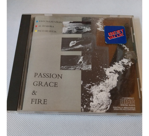 Cd Passion Grace And Fire Meola Mclaughlin Lucia Eeuu