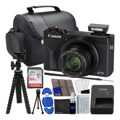 Cámara Canon Powershot G7 X Mark Iii + Kit Completo De 20 It