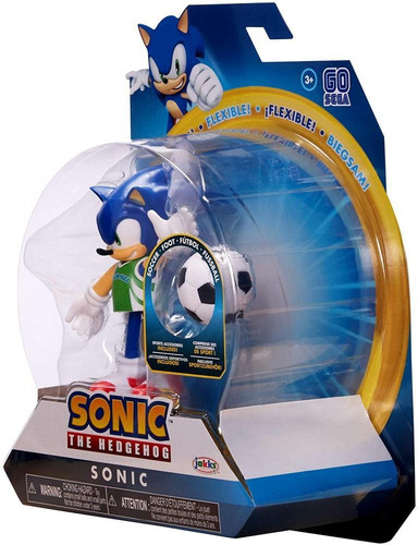 Sonic The Hedgehog 10cm Soccer Sonic Flexible