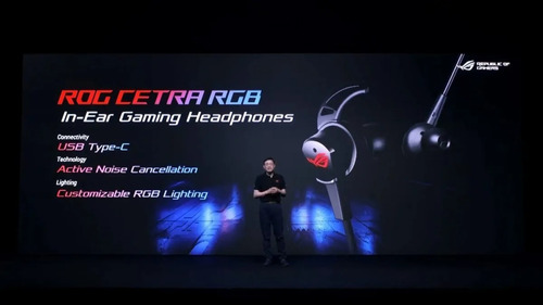 Imagen 5 de 10 de Auricular Gamer Asus Rog Cetra In-ear Noice Cancelling Usb-c